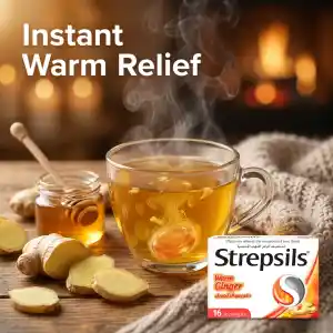 Strepsils Warm Ginger - 16 Lozenges