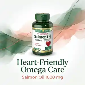 Nature's Bounty Salmon Oil 1000mg Omega 3 - 120 Softgels