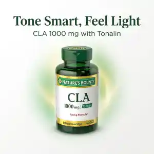 Nature's Bounty CLA 1000mg Tonalin - 50 Softgels