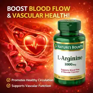 Nature's Bounty L-Arginine 1000mg - 50 Tablets