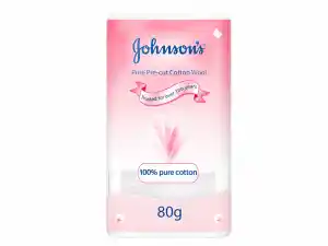 Johnson's Pre Cut Cotton Wool 80g