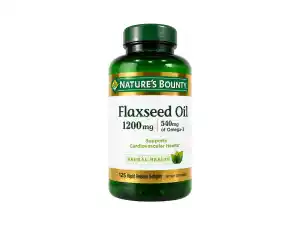 Nature's Bounty Flaxseed Oil 1200mg Organic - 125 Softgels