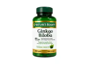 Nature's Bounty Ginkgo Biloba 60mg - 200 Capsules