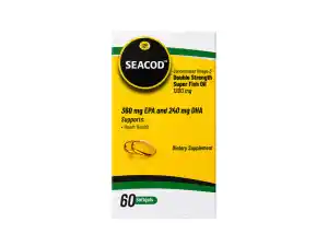 Geltec Seacod Double Strength Super Fish Oil - 60 Capsules